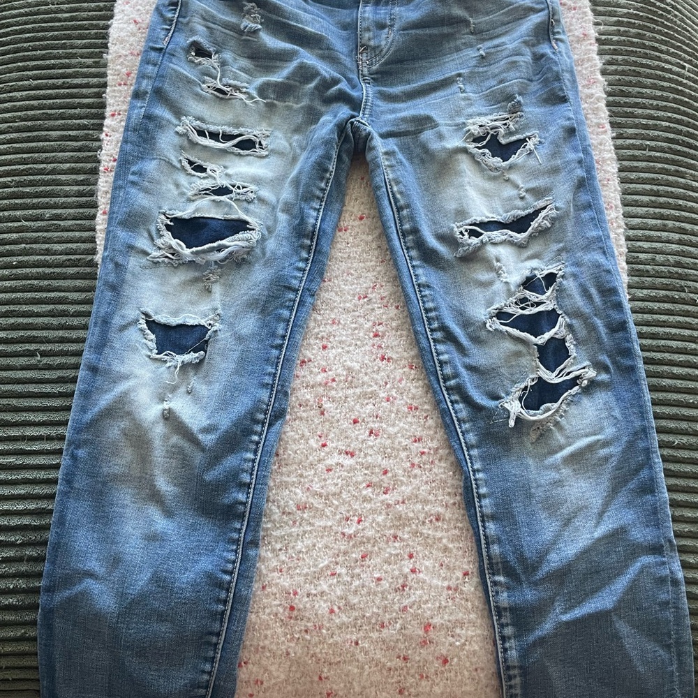 American eagle hi-rise jegging crop jeans